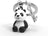 Metalmorphose Keychain - Panda