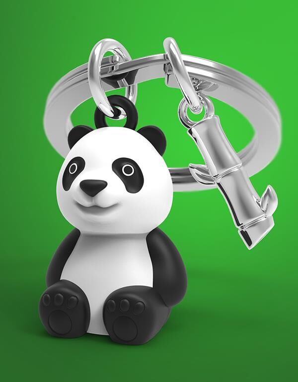 Metalmorphose Keychain - Panda