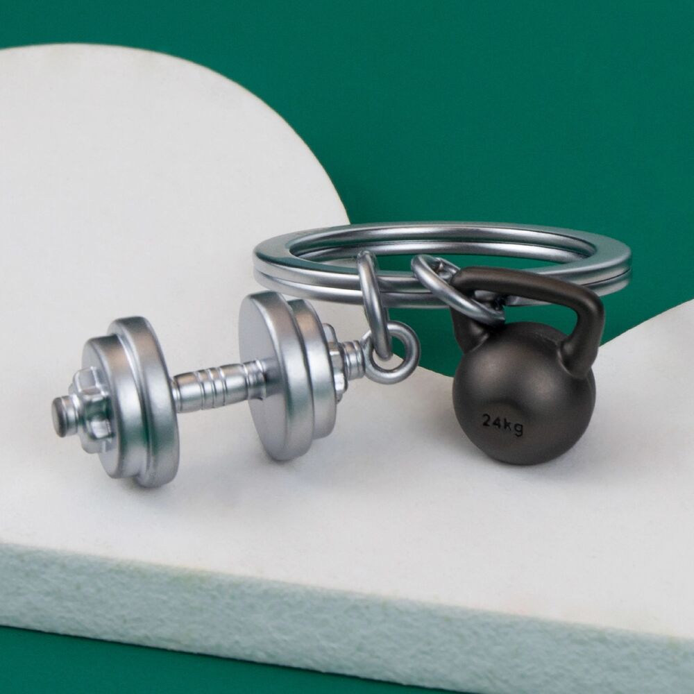 Metalmorphose Keychain - Dumbbell