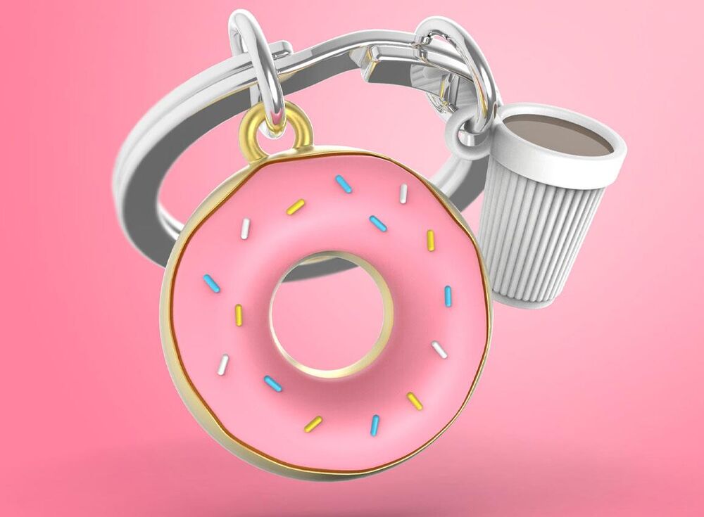 Metalmorphose Keychain - Donut