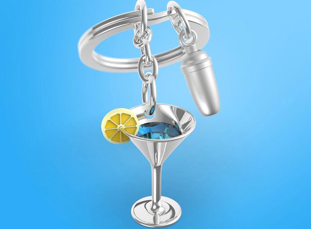 Metalmorphose Keychain - Cocktail