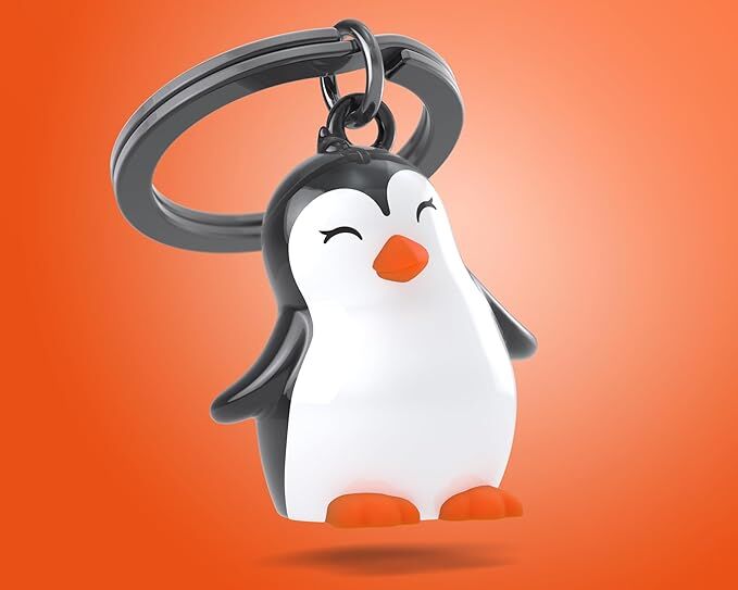 Metalmorphose Keychain - Penguin