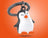 Metalmorphose Keychain - Penguin