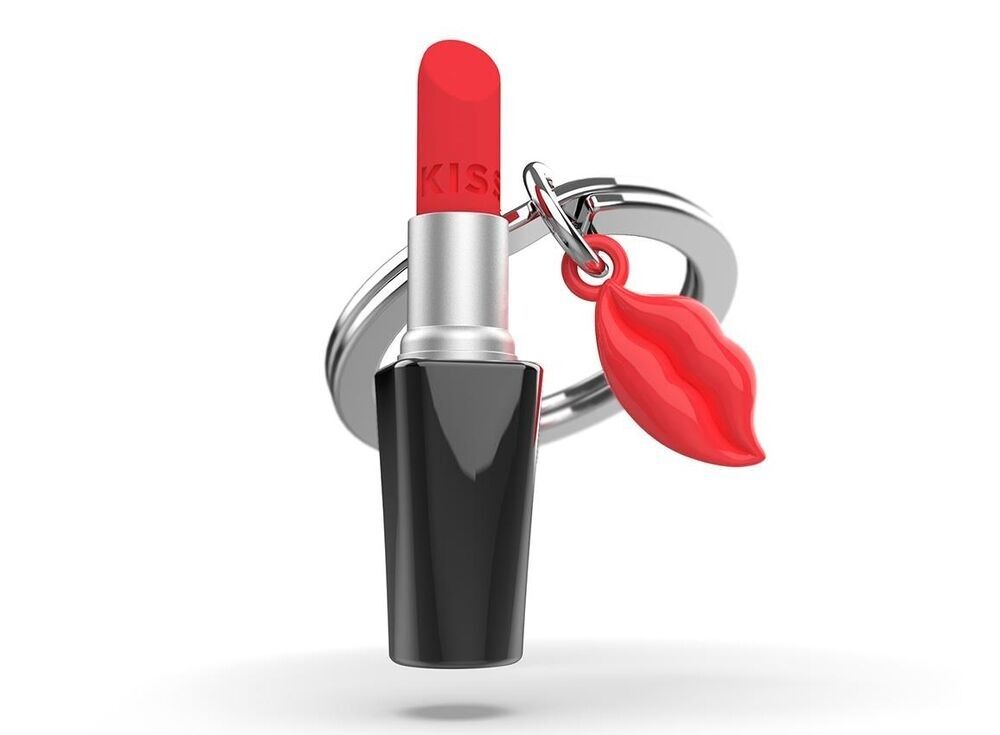 Metalmorphose Keychain - Kiss Lipstick