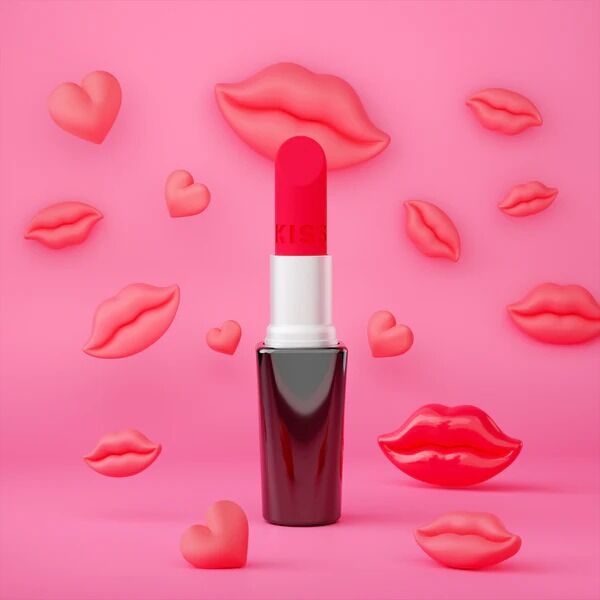 Metalmorphose Keychain - Kiss Lipstick