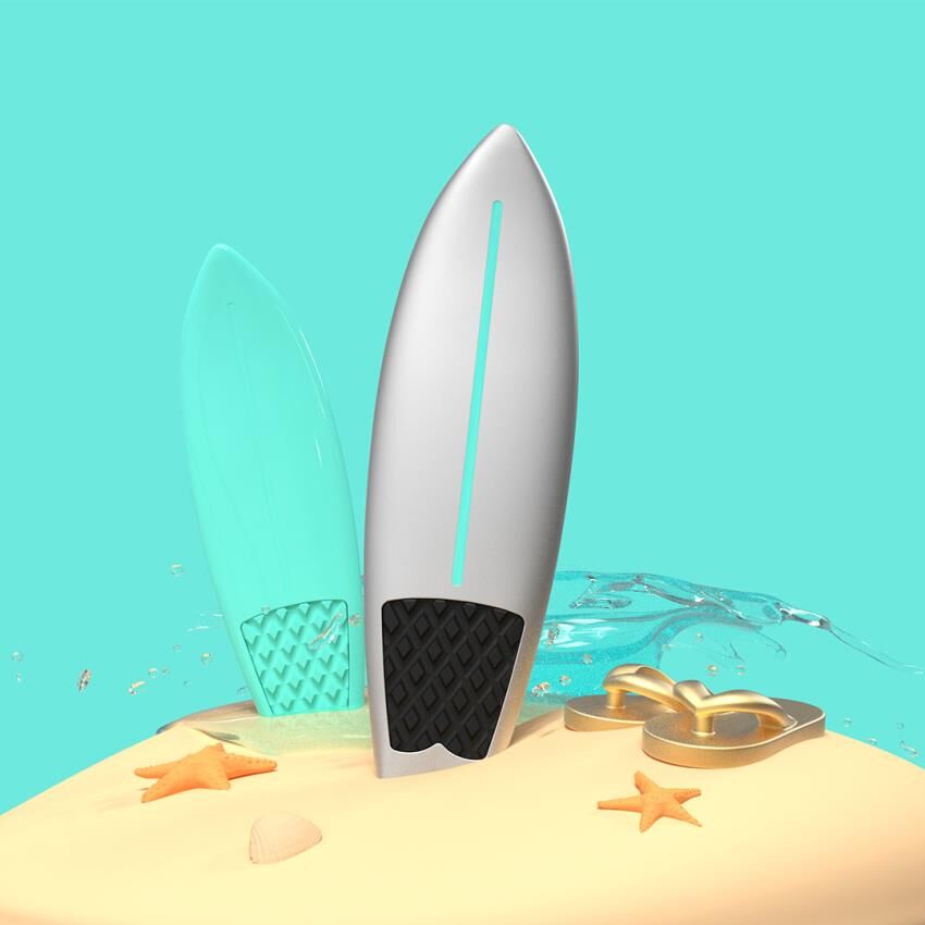 Metalmorphose Keychain - Surfboard with Flip-Flops