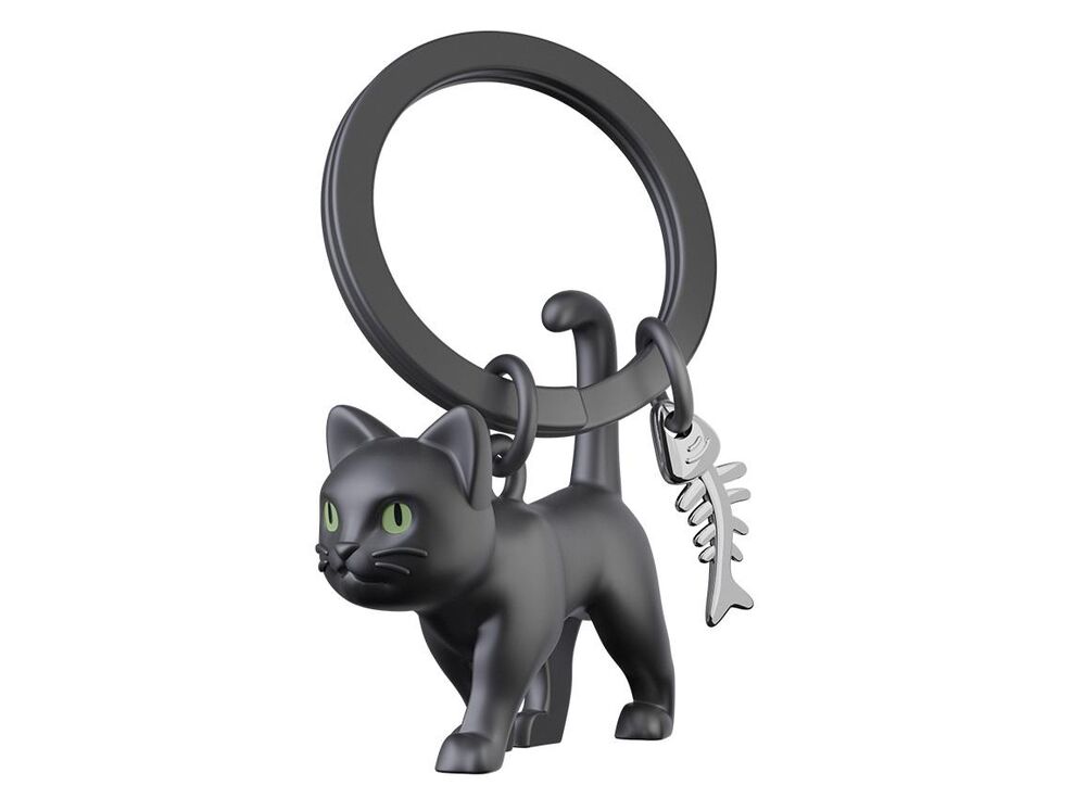 Metalmorphose Keychain - Black Cat