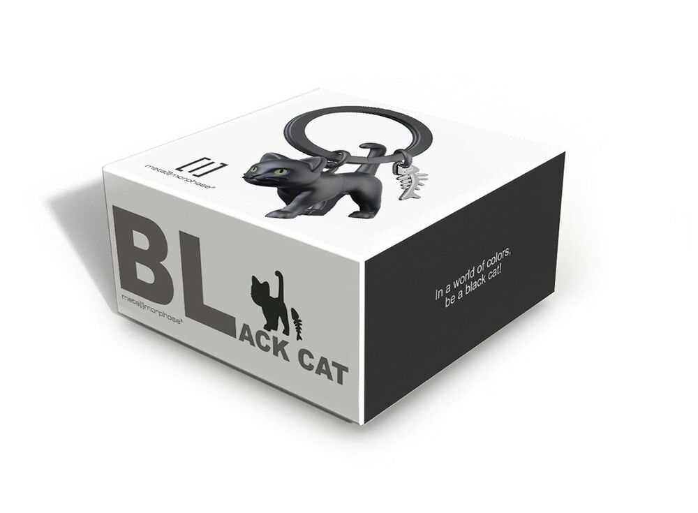 Metalmorphose Keychain - Black Cat
