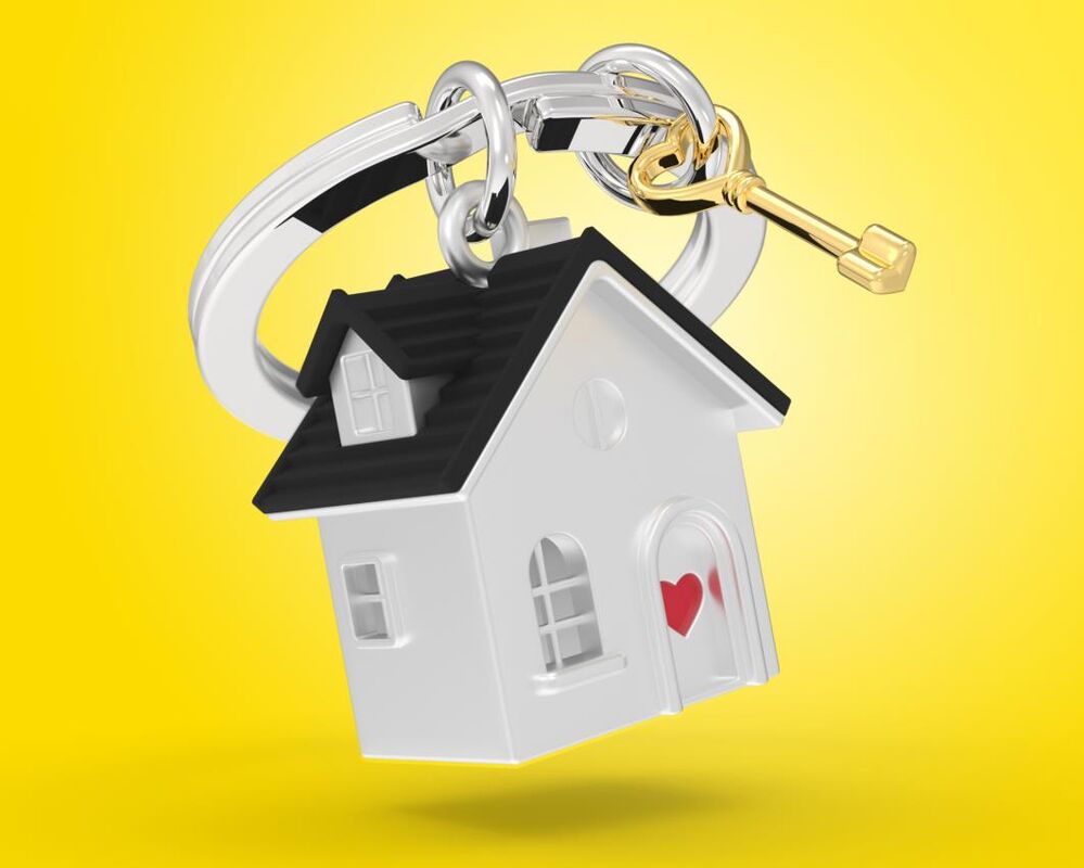 Metalmorphose Keychain - Home Sweet Home