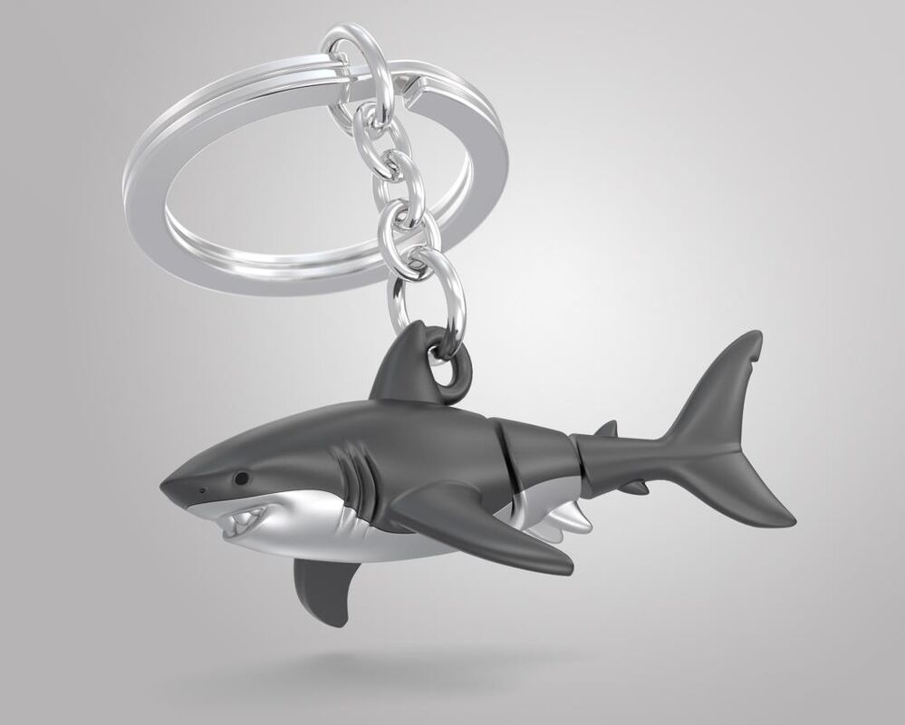 Metalmorphose Keychain - Shark