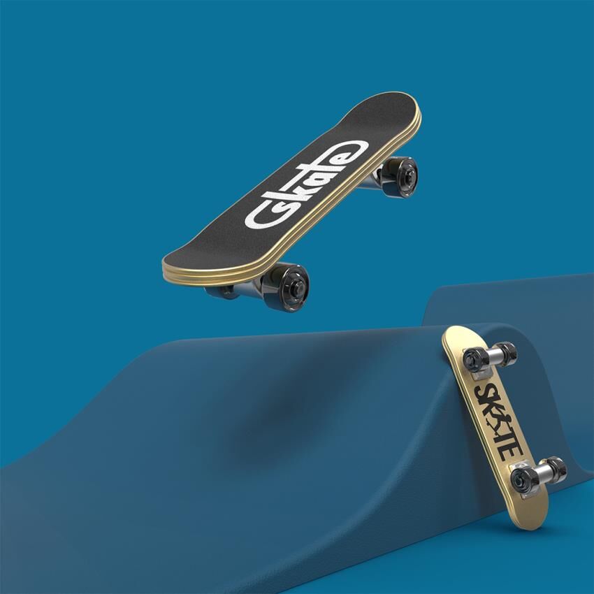 Metalmorphose Keychain - Skateboard