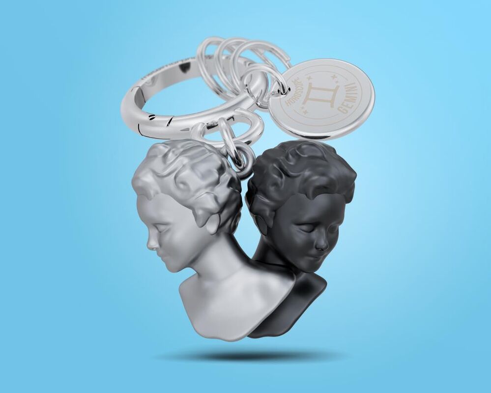 Metalmorphose Keychain - Gemini