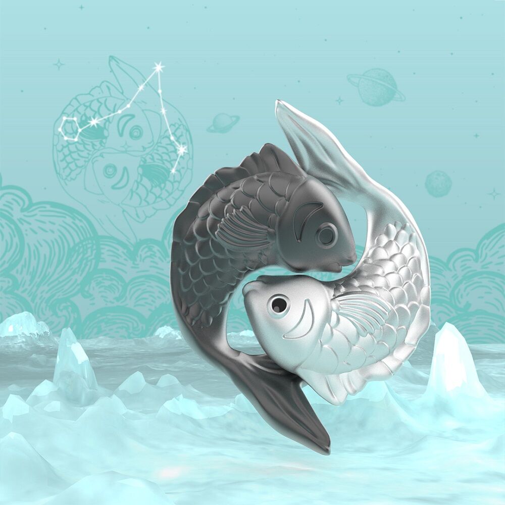 Metalmorphose Keychain - Pisces