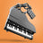 Metalmorphose Keychain - Piano