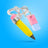 Metalmorphose Keychain - Pencil & Eraser
