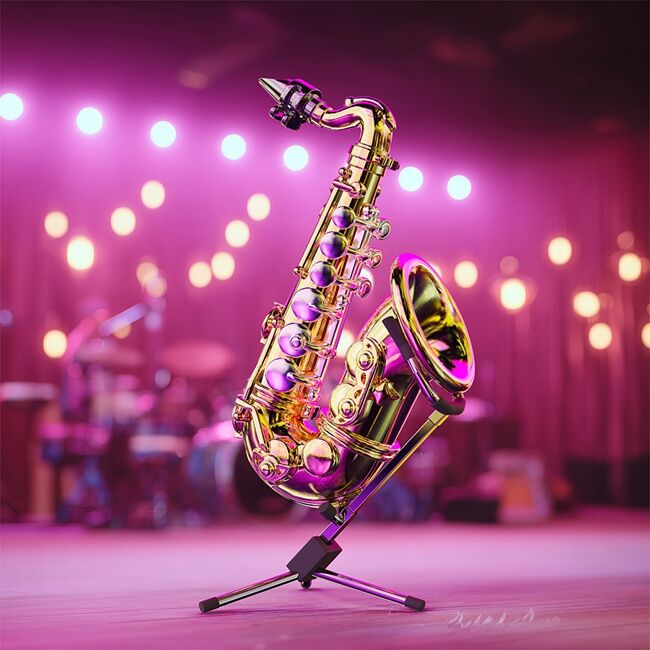 Metalmorphose Keychain - Saxophone