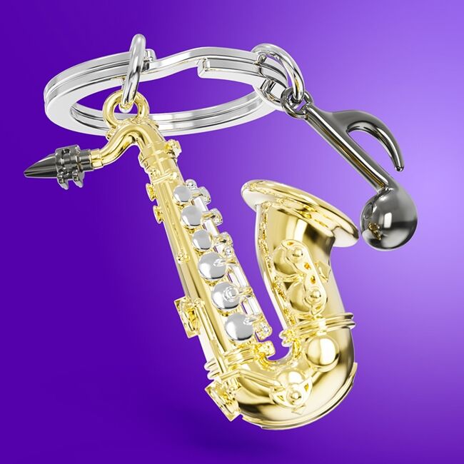 Metalmorphose Keychain - Saxophone