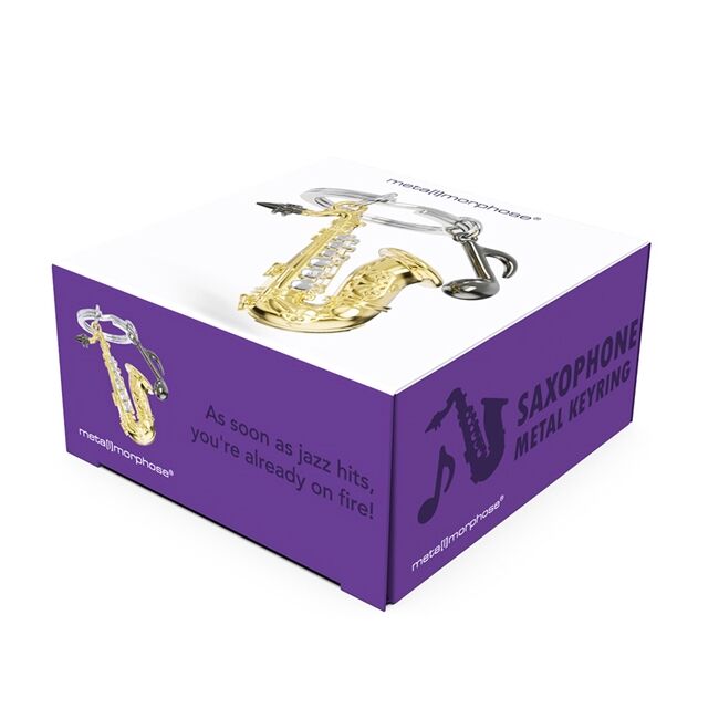 Metalmorphose Keychain - Saxophone