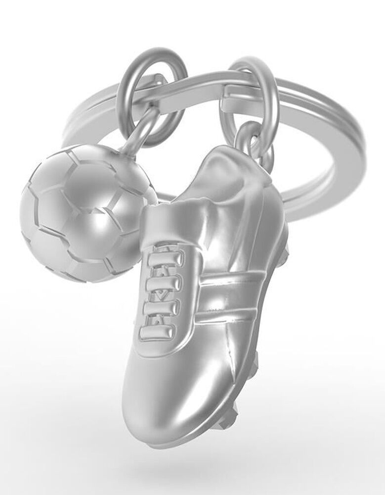 Metalmorphose Keychain - Soccer Boots and Ball