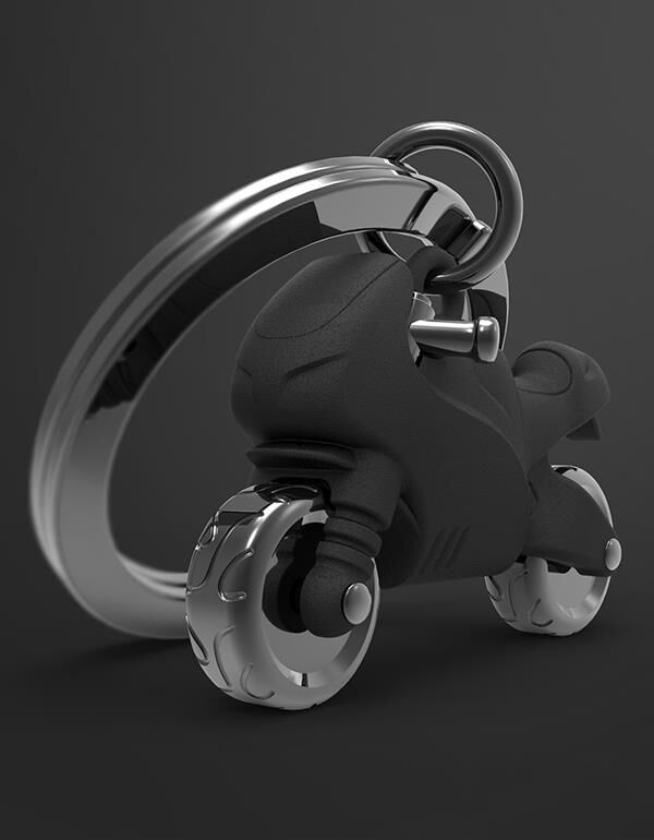 Metalmorphose Keychain - Racer Motorbike