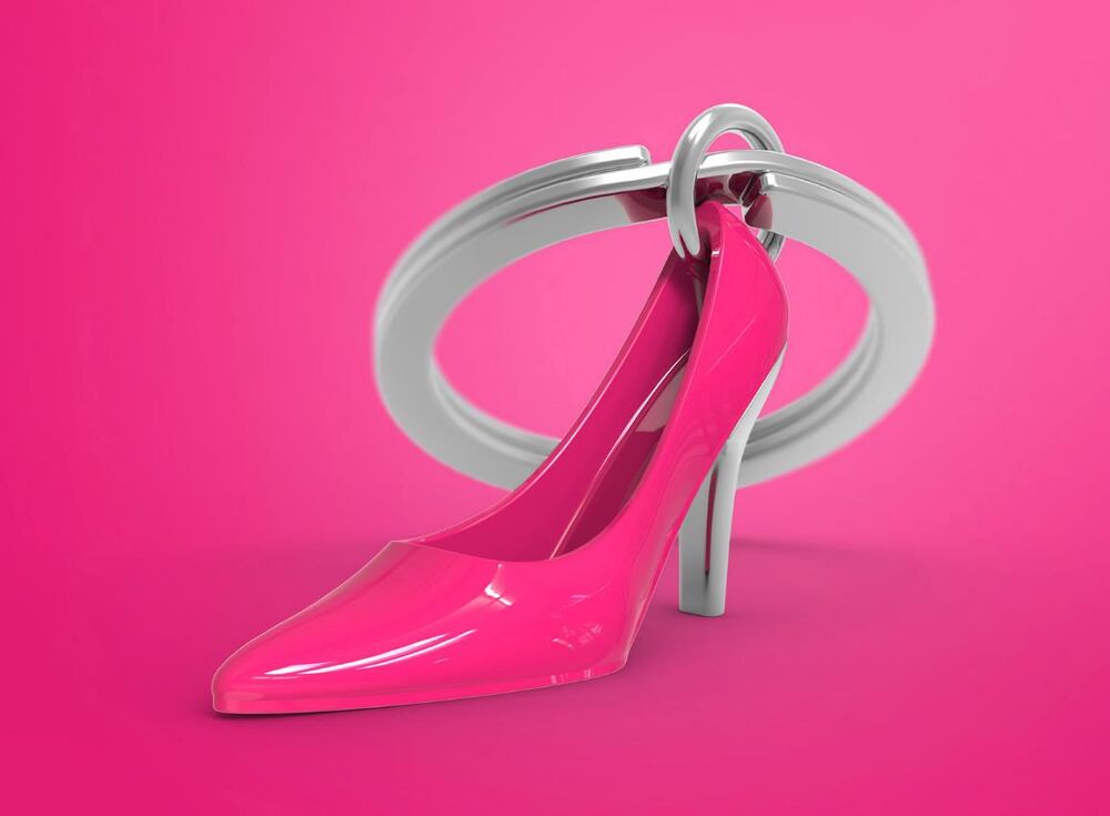 Metalmorphose Keychain - High Heel