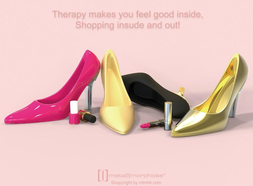 Metalmorphose Keychain - High Heel