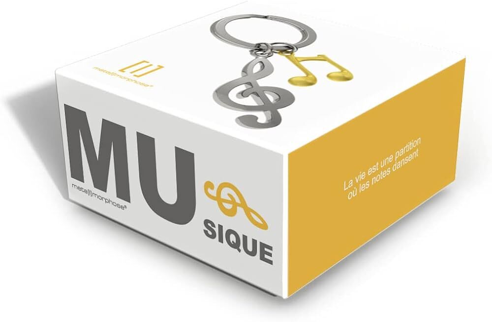 Metalmorphose Keychain - Music Notes