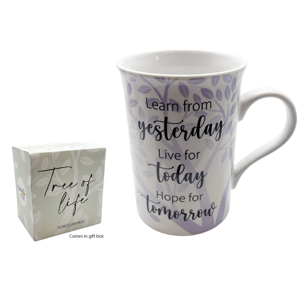Tree of Life Mug - Yesterday, Today, Tomorrow