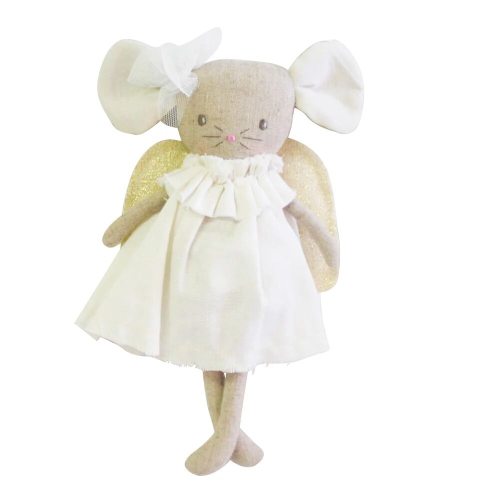 Alimrose Doll - Angel Baby Mouse - Ivory Gold 25cm