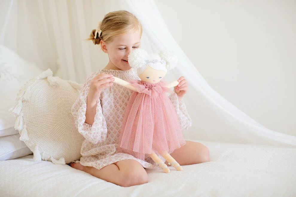 Alimrose Doll - Ava Angel - Blush Silver 48cm