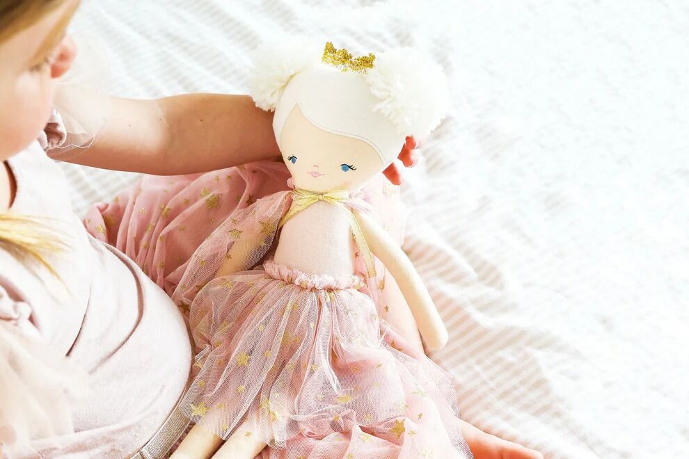Alimrose Doll - Poppy Princess - Blonde Blush 48cm