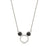 Couture Kingdom - Disney - Precious Metal Mickey Mouse Outline With Black Ears Necklace