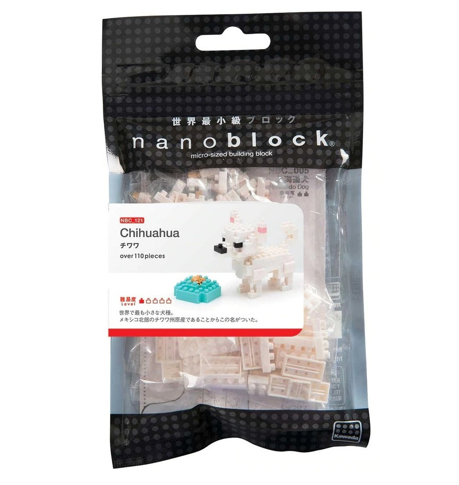 Nanoblock Animals - Chihuahua With Bowl