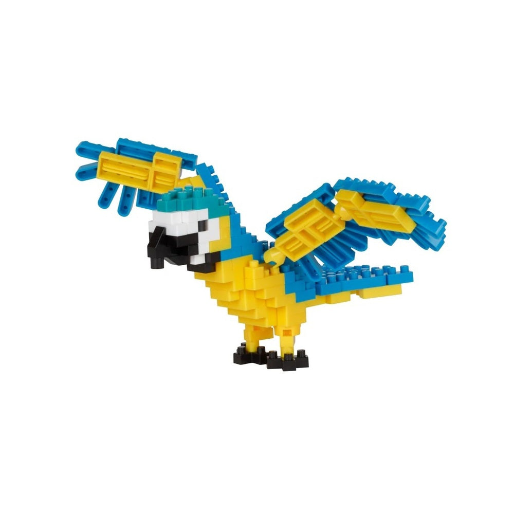 Nanoblock Animals - Blue And Yellow Macaw