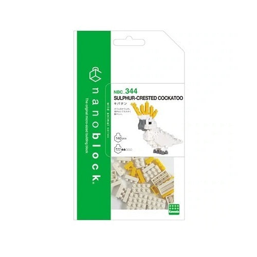 Nanoblock Animals - Sulphur Crested Cockatoo