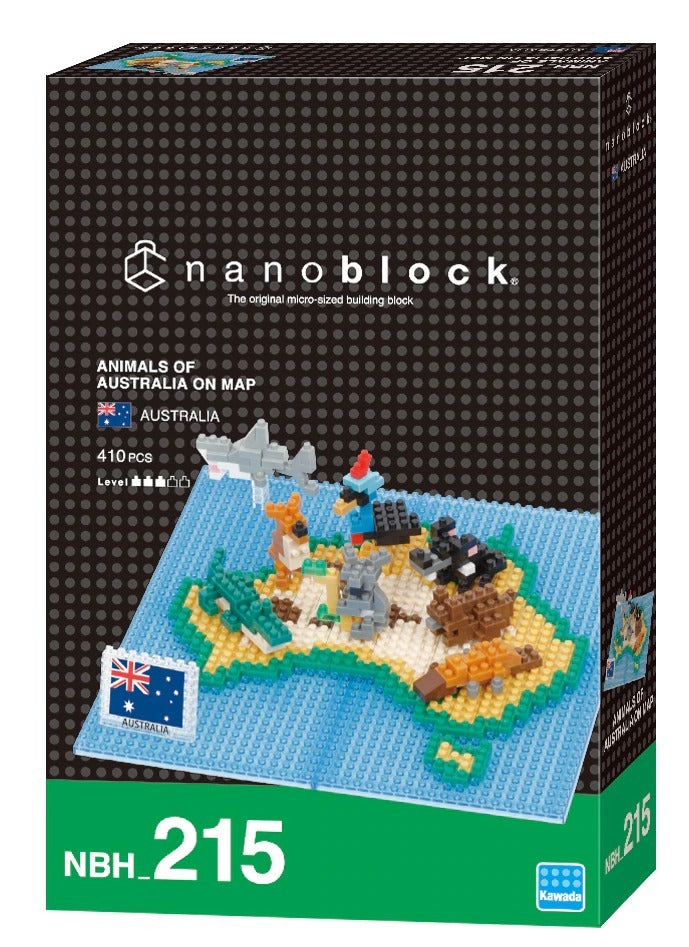 Nanoblock World - Animals Of Australia Map