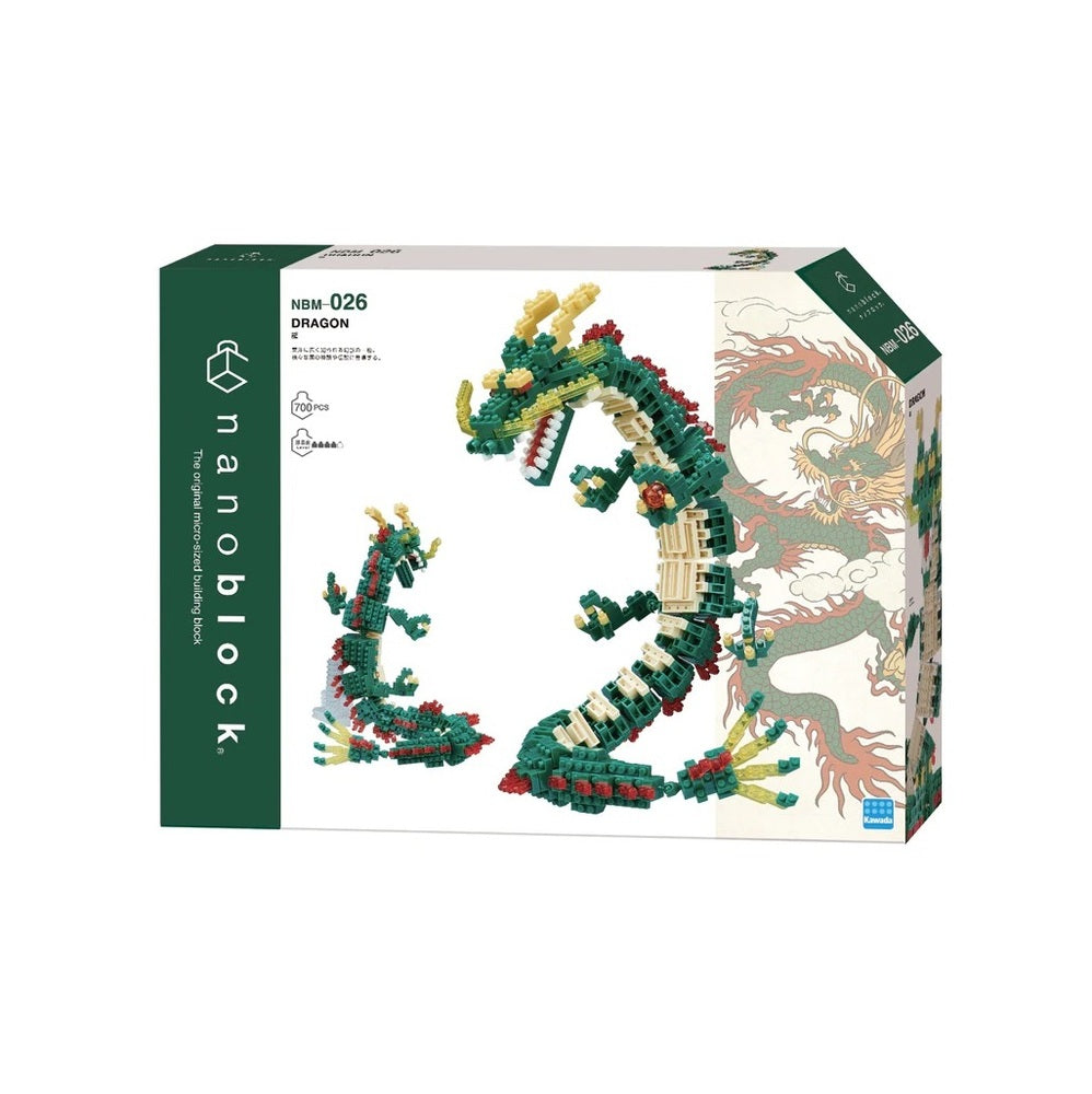 Nanoblock Animals - Deluxe Dragon Green