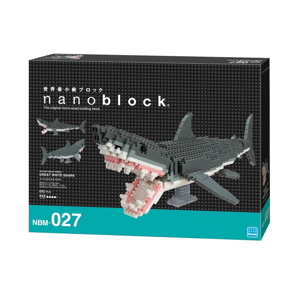 Nanoblock Animals - Deluxe Great White Shark