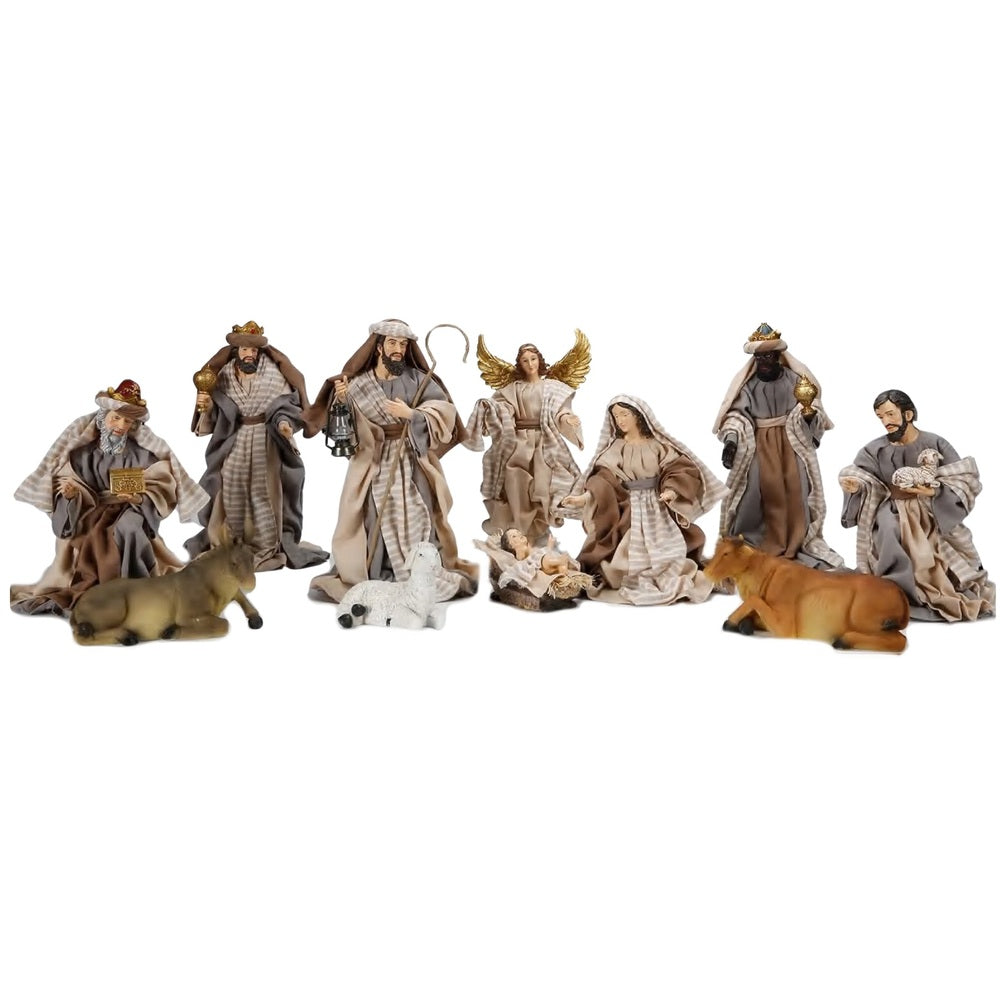 Religious Gifting Christmas Nativity Set - 11pc 20cm
