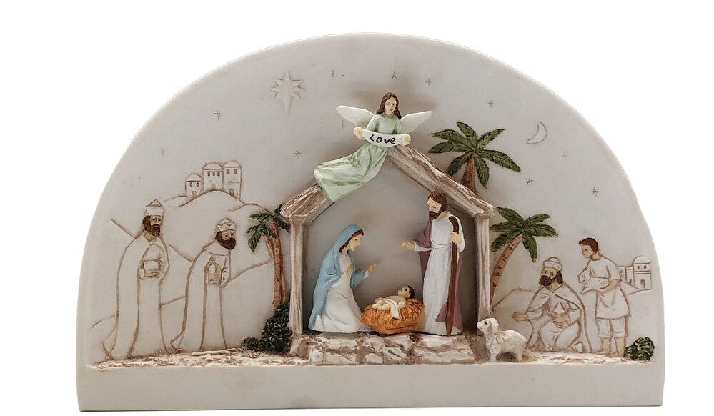 Religious Gifting Christmas LED Dome Nativity Scene