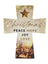 Ceramic Cross - Christmas Peace Hope Joy Love