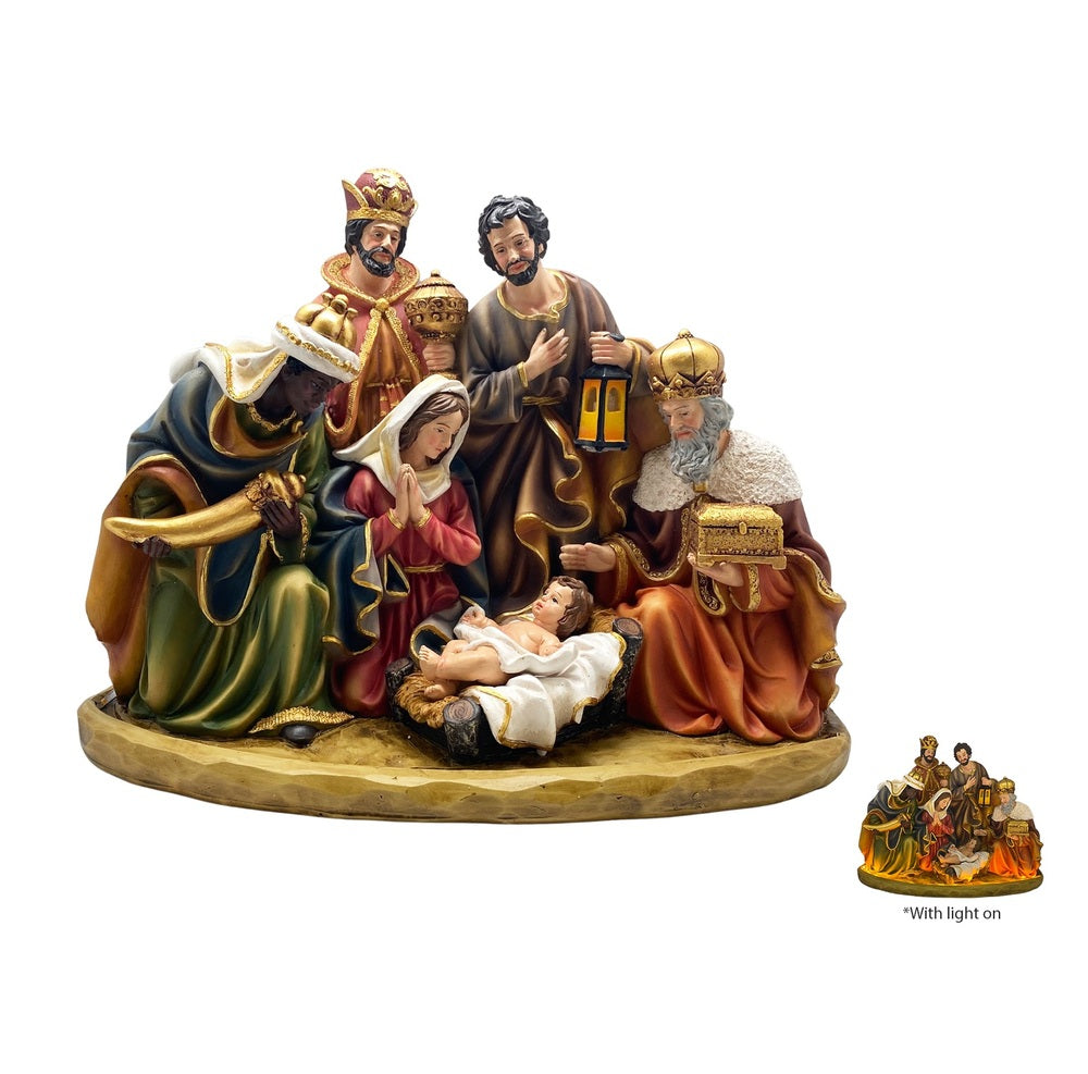 Religious Gifting Christmas Nativity All In One Scene 32cm