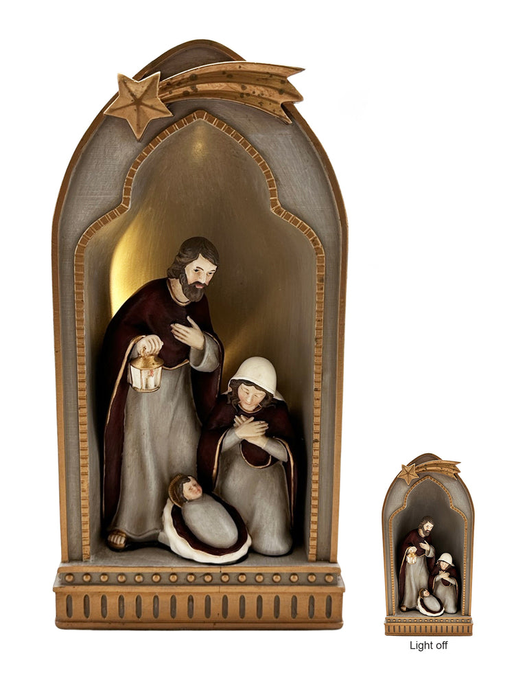 Religious Gifting Nativity Scene Holy Family with Arch 24cm