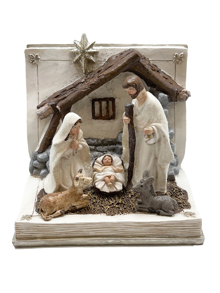 Kids' Holy Family Nativity Book Figurine 12cm