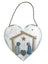 Nativity Heart Plaque