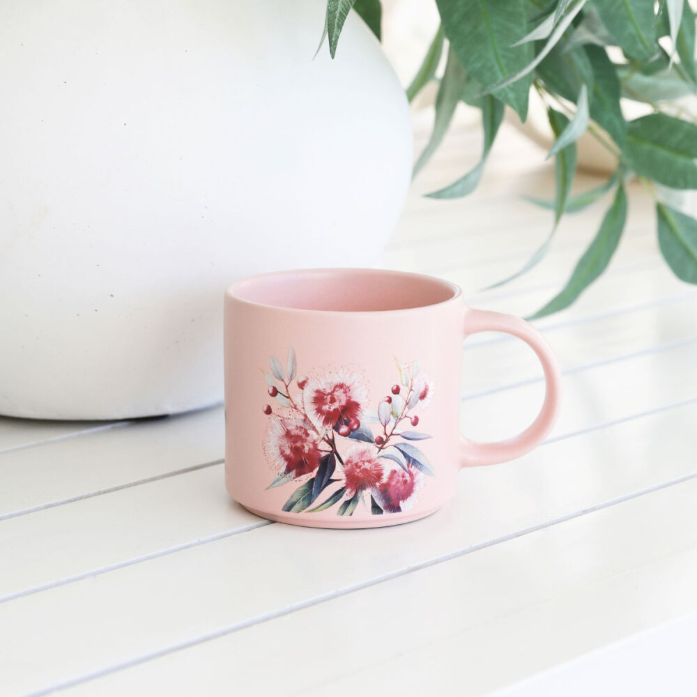 Splosh Native Blooms - Red Floral Mug