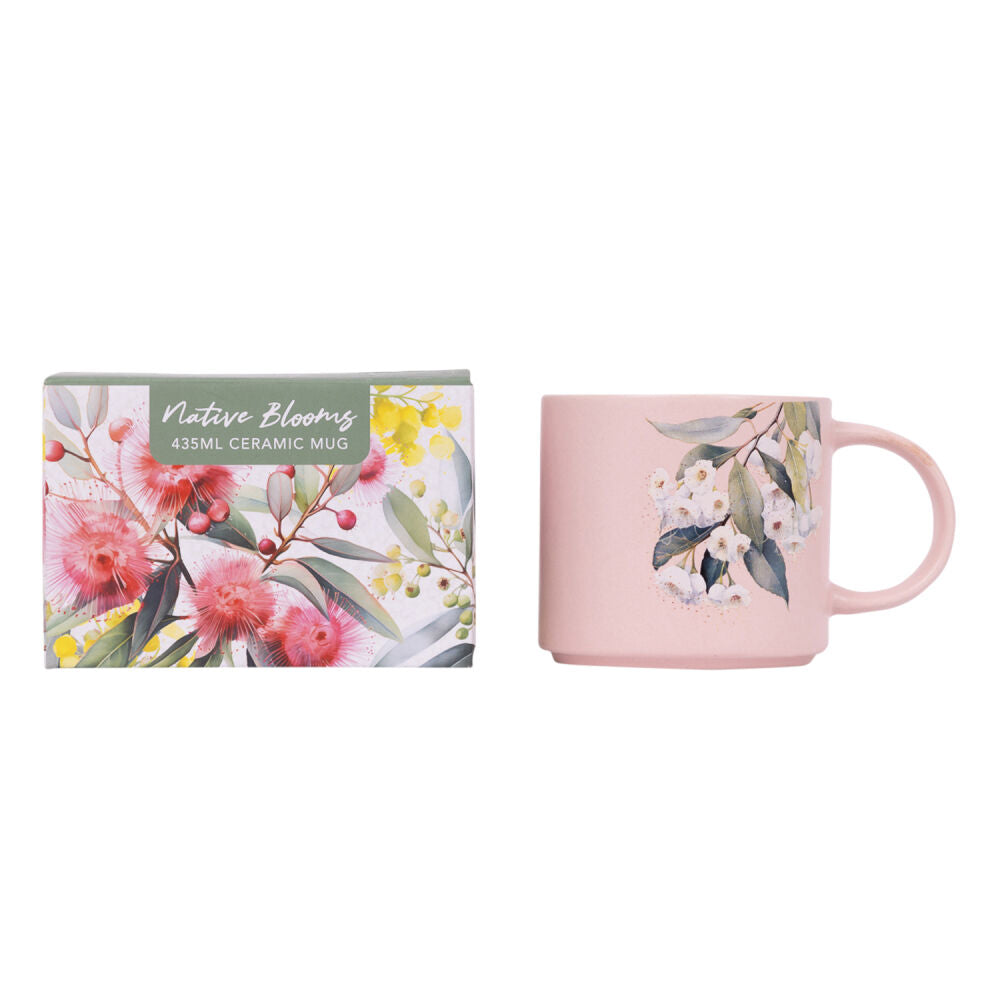 Splosh Native Blooms - White Floral Mug