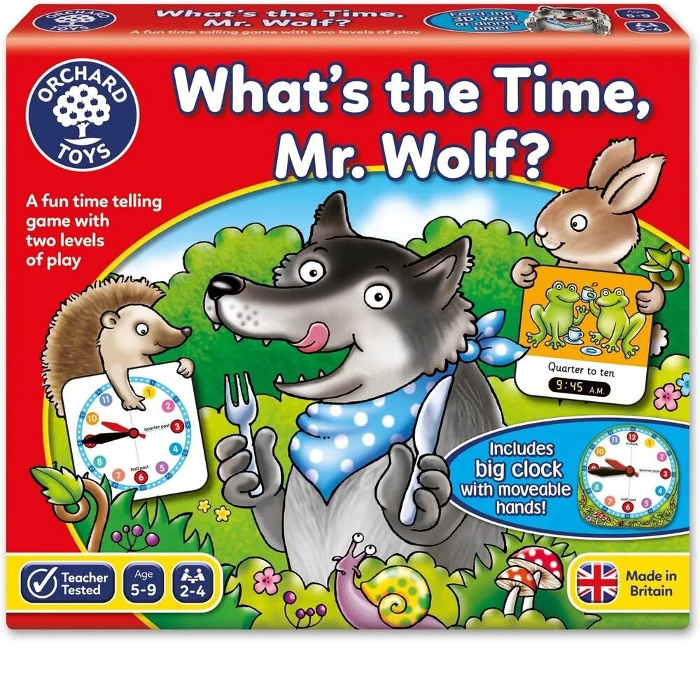 Orchard Toys Game - What's The Time Mr Wolf?