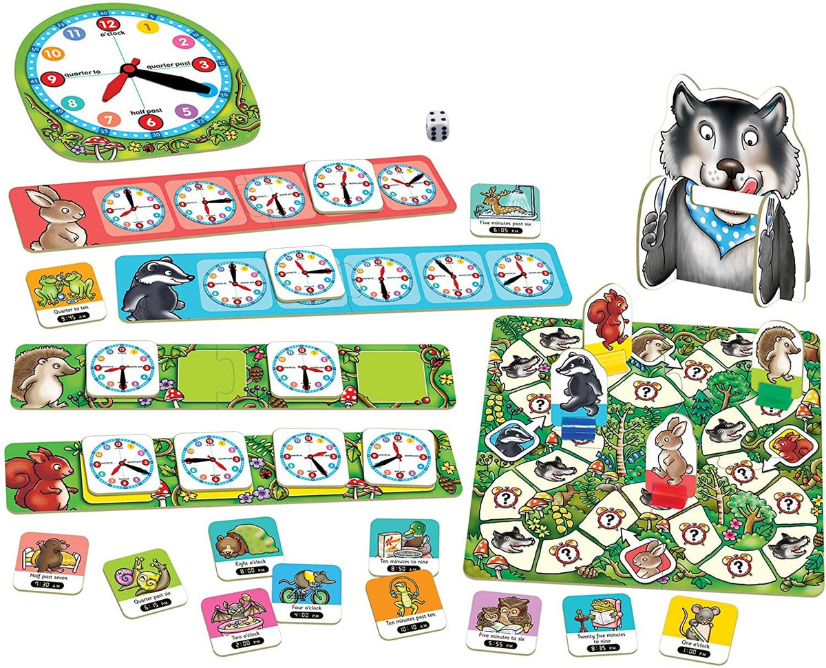 Orchard Toys Game - What's The Time Mr Wolf?