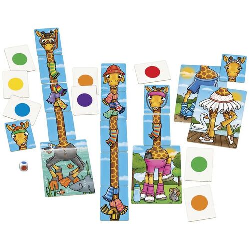Orchard Toys Game - Giraffes In Scarves